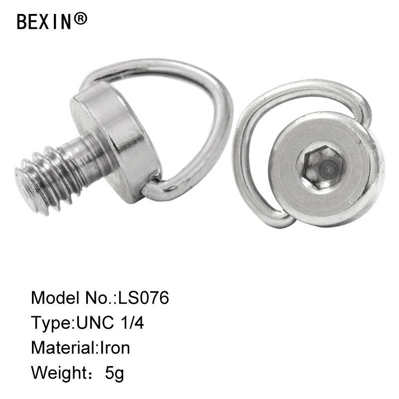Photographic Equipment Hex Socket Tripod Ball Head Clamp Screw 1/4