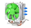 4 Pin Desktop Computer PC 2 heatpipe Universal CPU Cooler computer CPU fan lga775/LGA1150 1155 1156/AM2/AM3