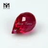 2015 new style pear faceted corundum bead loose 5# red ruby bead gemstone