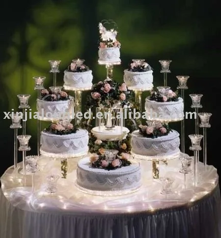 akrilik table cake berdiri untuk pernikahan Alat kue ID 