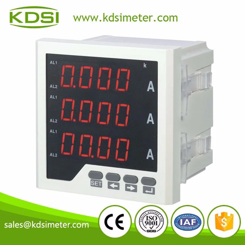 High Precision Be48 3aa 3 Phase Digital Ac Ammeter Amp Meter Buy