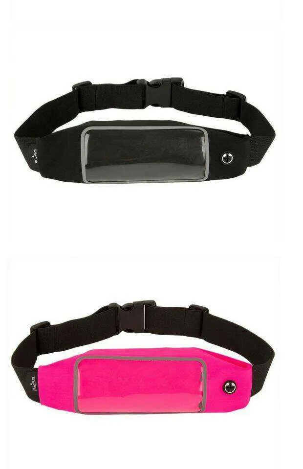 Sporting waist bag for iphone 6 plus Waterproof seal fit different sizes mobile phone with zipper