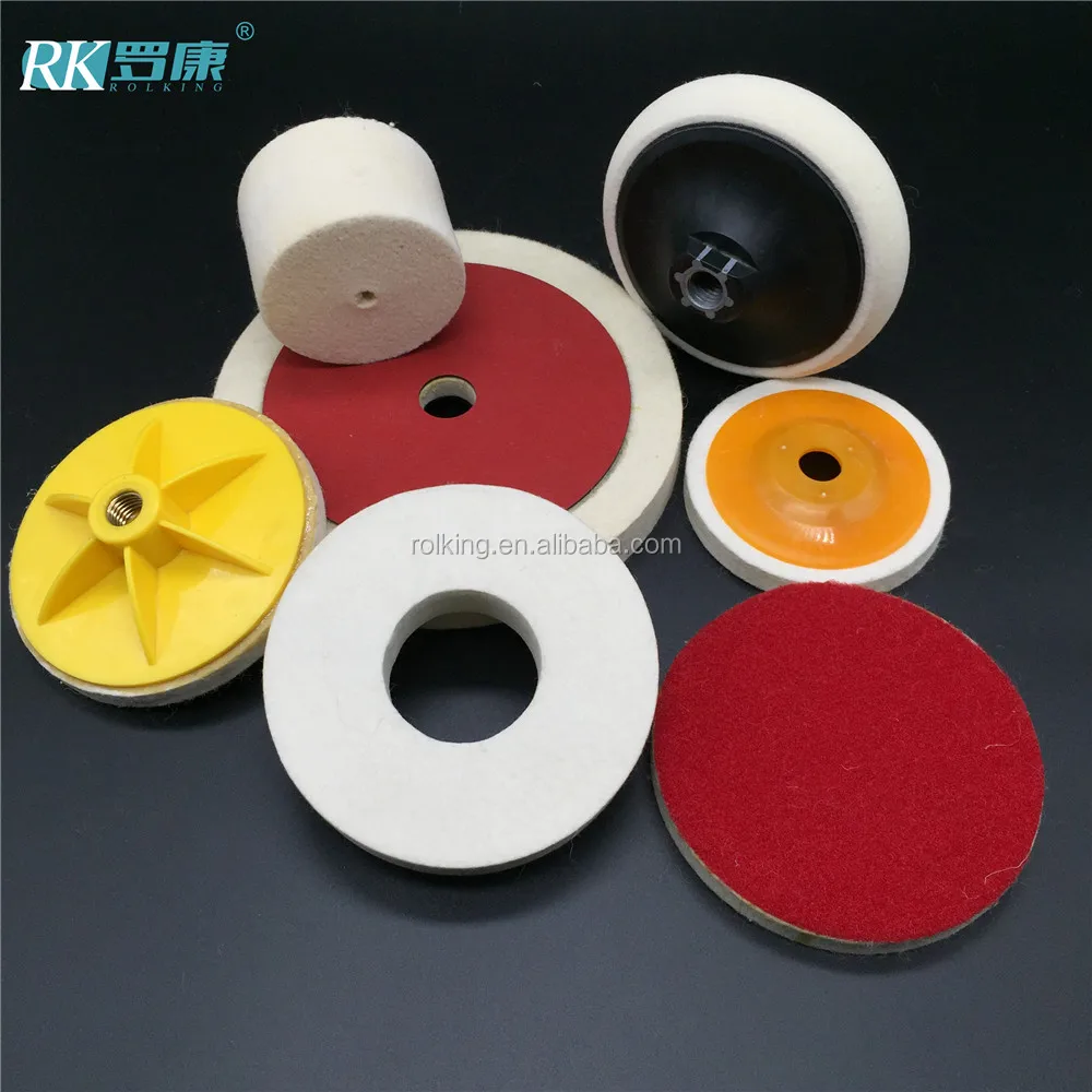 300mm Buffing Pads Wool Felt Polishing Disc For Metal Polishing Buy