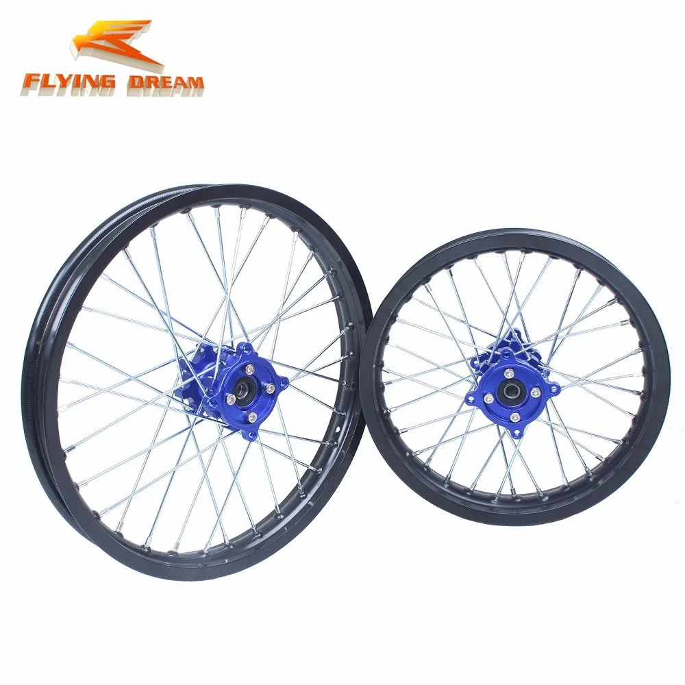 Pit Bike & Motorcycle Alloy Wheel With Cnc Hub Front 17 Rear 14 Inch