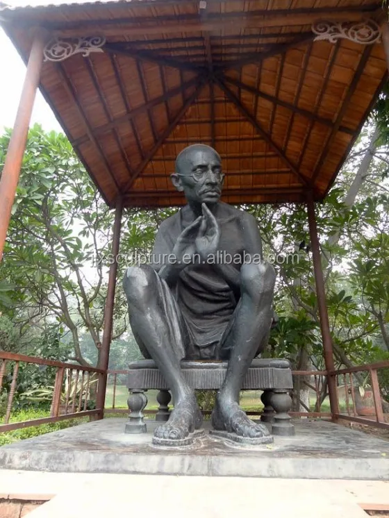 bronze mahatma gandhi statue