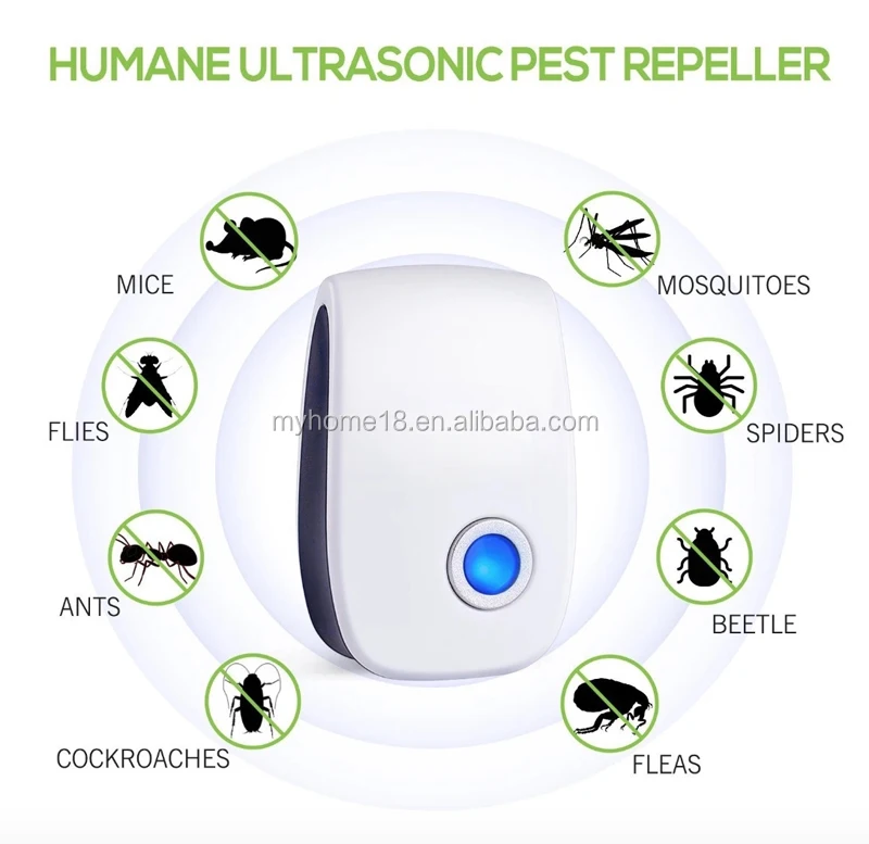 Newest Insect Repellent Device Battery Powered Ultrasonic Pest Repeller