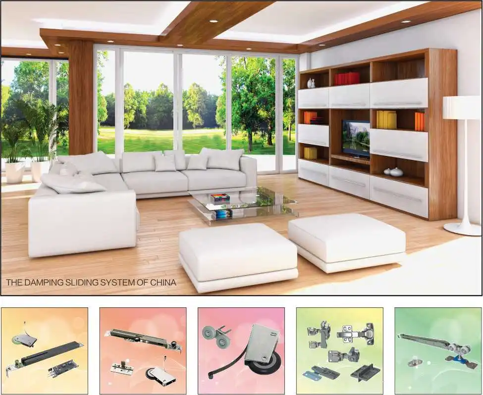 opk superior quiet curved sliding gate track and wheel for roller wardrobe