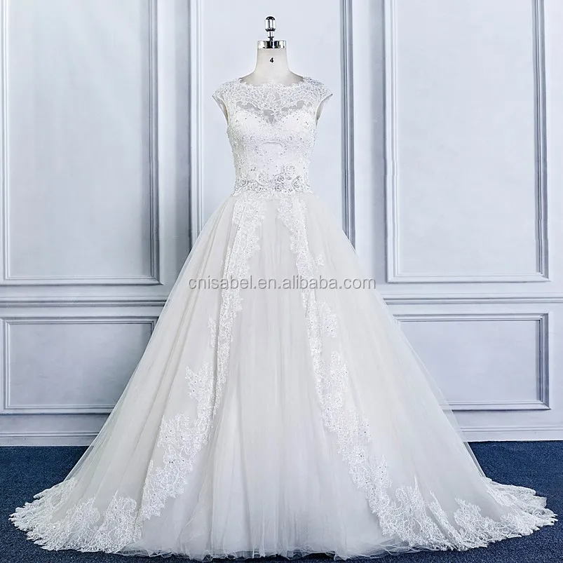 Sw16636 Islamic Bridal Dress Maxi Dress Wedding Long Sleeve