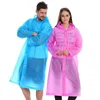 wholesale Fashion Disposable raincoat Poncho EVA new material raincoat Outdoor riding waterproof rainware