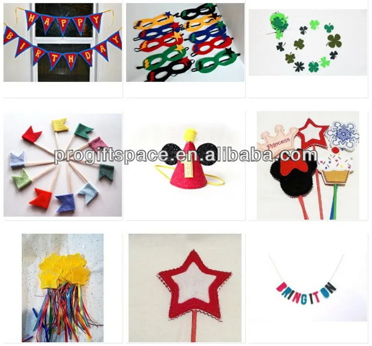Manufacture felt circles
