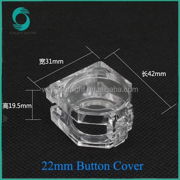 Xb2-eb22p 22mm Pushbutton Switch Transparent Plastic Cover - Buy ...