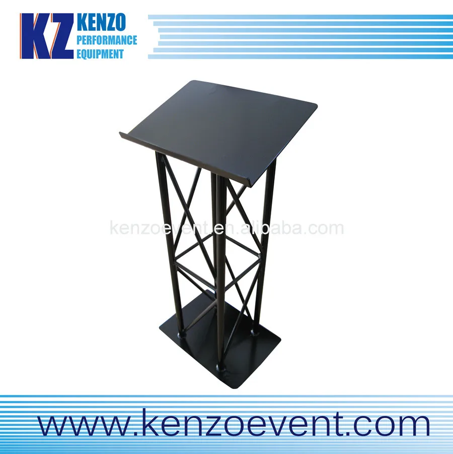 Customized square triangle truss aluminum DJ booth truss lectern