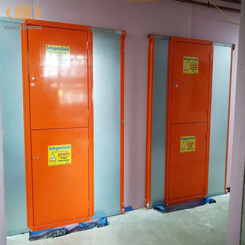 Lift Well Safety Protection Gates Elevator Shaft Fall Protection Gates ...