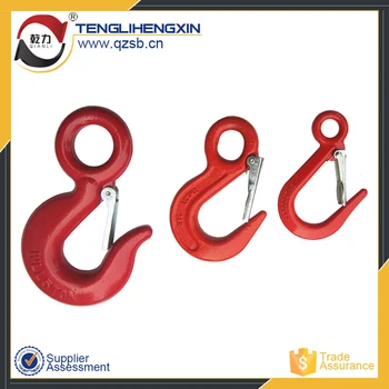 G80 European Type Swivel Self-locking Hook,Lifting Swivel Safety Hook ...