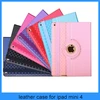 2 in 1 detachable Leather Flip Cover Case Stand Shell Housing tpu rubber holder rotating case For iPad mini 4 3 2 4 Air