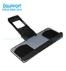 Ergonomic Sliding Tilting XL Size Wrist Rest Keyboard Holder with Two Mouse Pads for Computer Desk keyboard and mouse tray