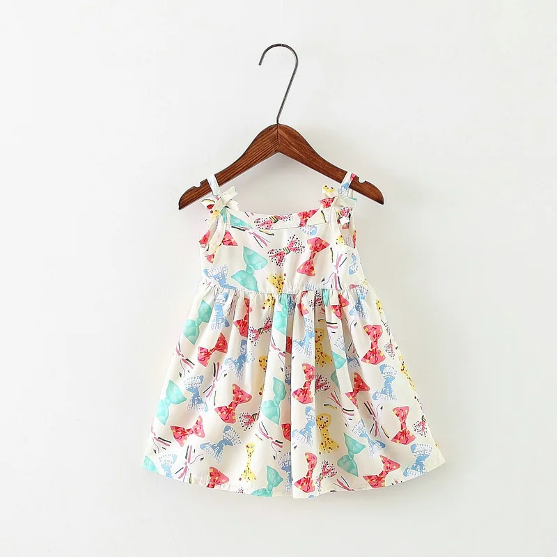 Celendi Toddler Girl Dress Sleeveless Dress Pattern Princess Party Baby Clothes