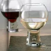 New products juice glass cup designer drinking glass cup with unique stem