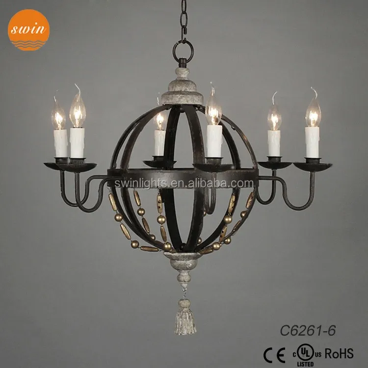 Sospensione Lampadari In Legno Rustici.Nuova Illuminazione Decorativa Globo Di Legno D Epoca Lampadario Nero Rustico Lampada A Sospensione In Ferro C6261 6 Buy Lampadario Legno Vintage Globo Lighting Rustico Lampadario In Ferro Product On Alibaba Com