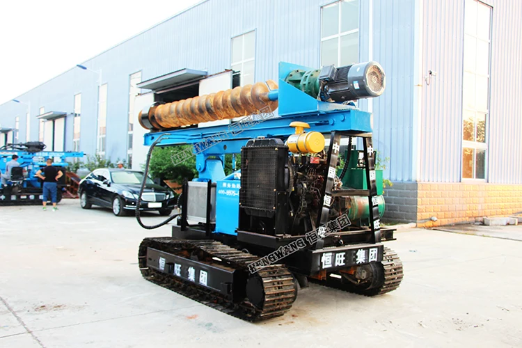 Factory price Long Auger Drill Machine/Wheeled Pile Driver/water well auger drill