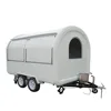 Stainless steel food trailer/food kiosk cart/catering trailer mobile food truck