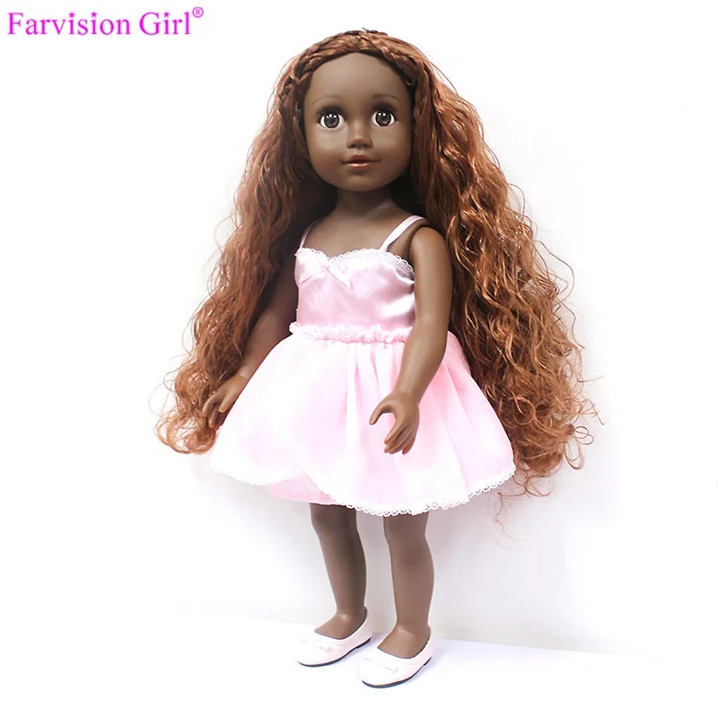 black styling head doll