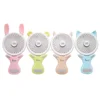 2016 cute design portable mini exhaust battery charger handheld fan for summer