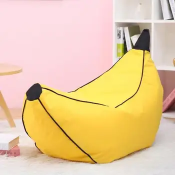 Cartoon Banana Creative Sofa Baby Lazy Fabric Chair Washable Folding Boy Upholstery Product