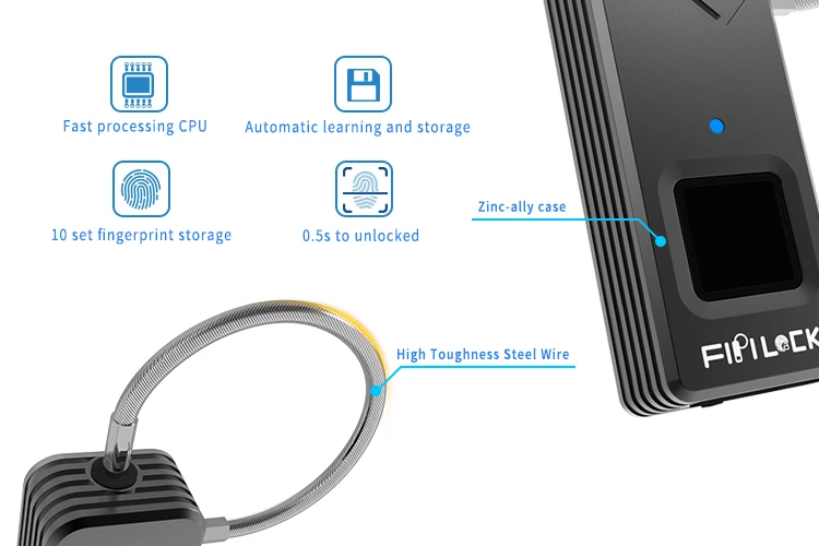 Portable Fingerprint Lock