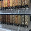 High clear Plastic Gravity Feed Bulk Food Dispenser food cereal dispenser machine