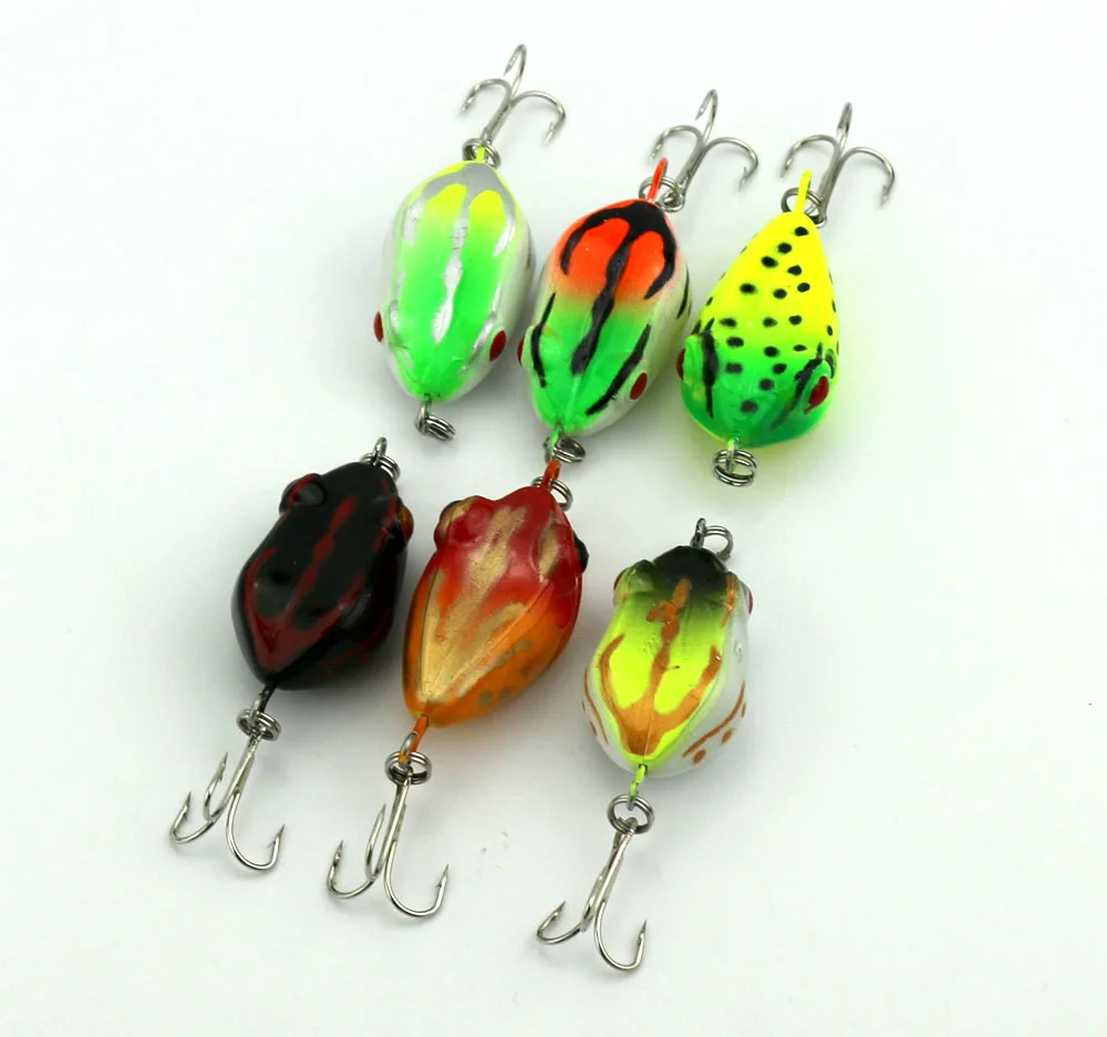 Artificial Frog Bait Lure 4cm 6g Hard Plastic Frog Lures Bionic Fishing
