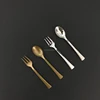 Party Supply Kitchen Equipments Rose Gold Coated Fork/Spoon/Knief
