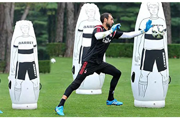 High Quality Inflatable Goalkeeper Training Dummy Durable Pvc Soccer