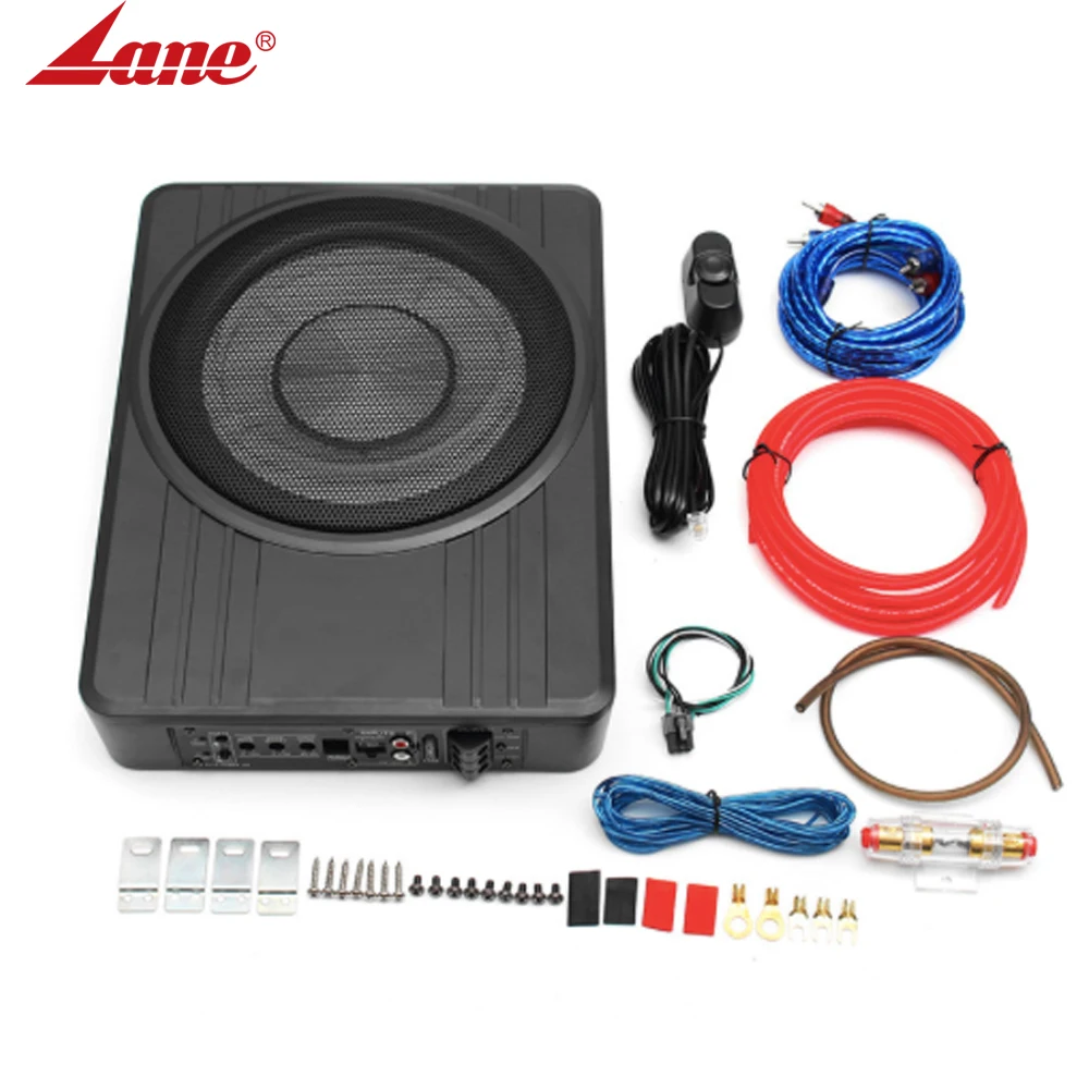 10" 600w Car Subwoofer Audio Amplifier Ultrathin Vehicle Active