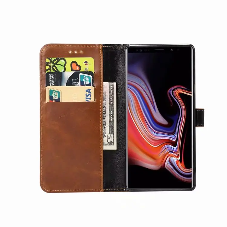 For Samsung Galaxy Note 9 Case Luxury Premium Pu Leather Wallet Flip Cover Stand Mobile Phone Case