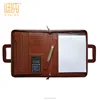 Executive zippered padfolio with letter size writing pad carrying cases for wholesale customized