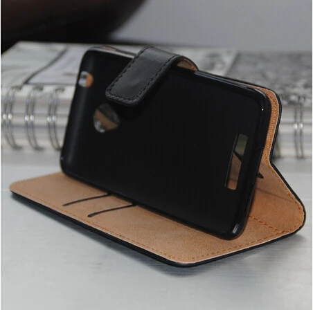 TPU inside PU Leather Cell Phone Case For Micromax Canvas spark Q380