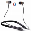 Neckband type wireless sport earphone with magnet