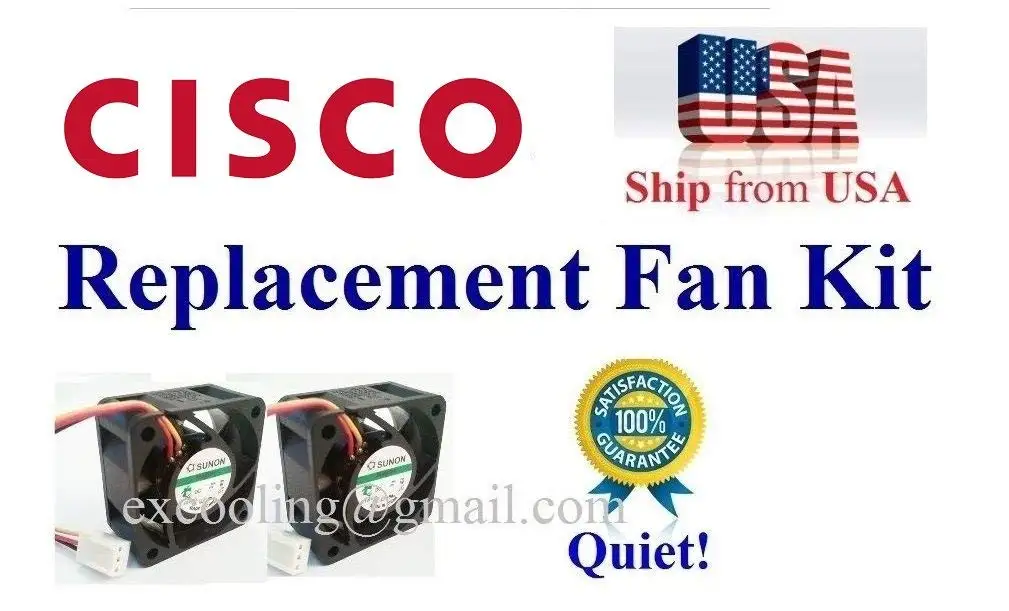 Cisco Linksys SRW2048 Replacement Fan 12dBA Noise Satisfaction Guarantee! Quiet