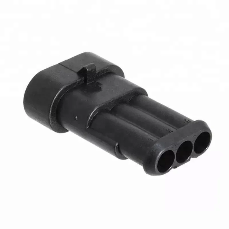 2821051 Tyco/amp 3 Pin Male Waterproof Electrical Connector Mating