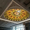Round Building Classic Dome and Ceiling with High Quality Stained Glass