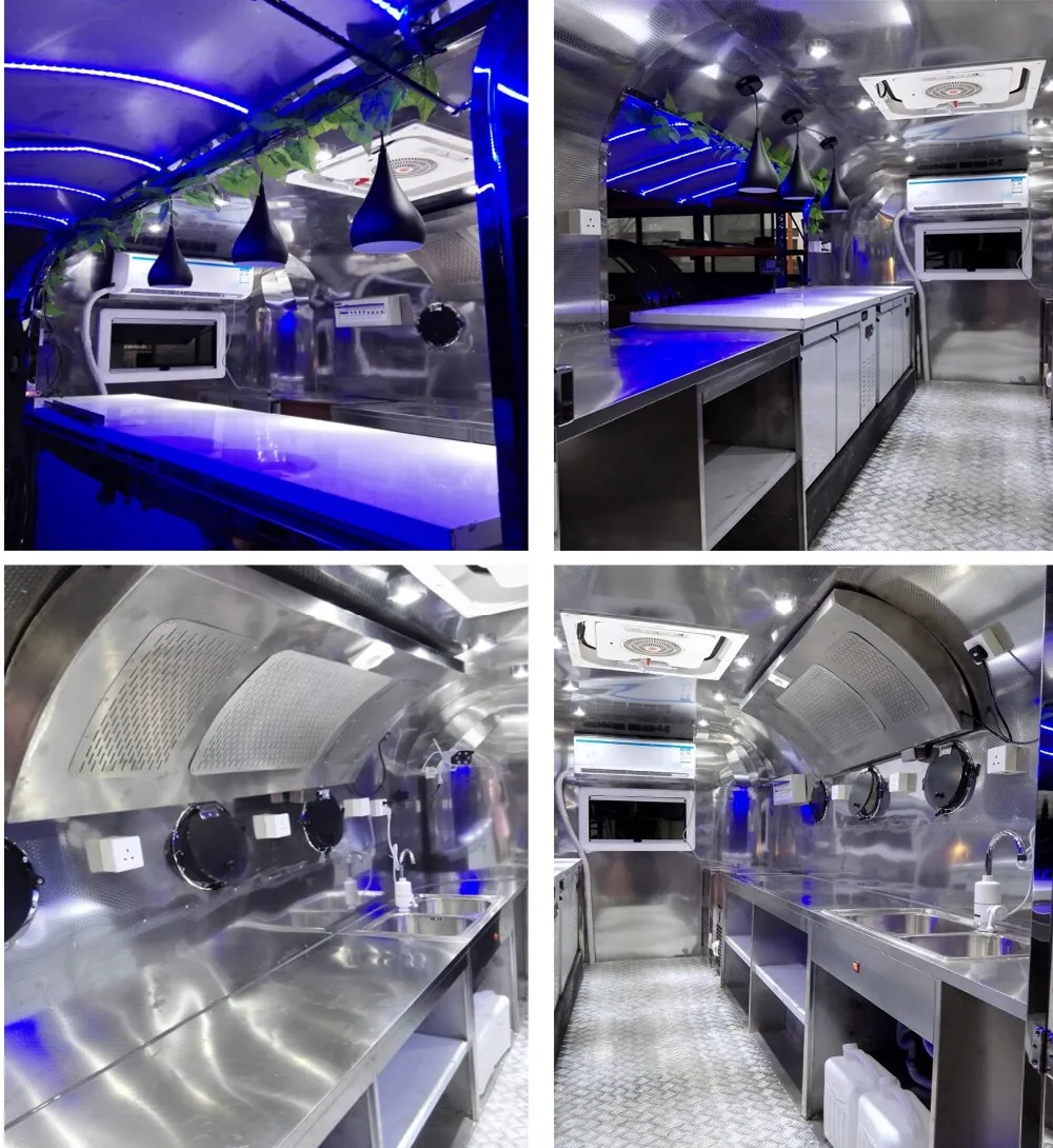 Stainless Steel Food Truck Hot Sale In Usa Fashionable With High