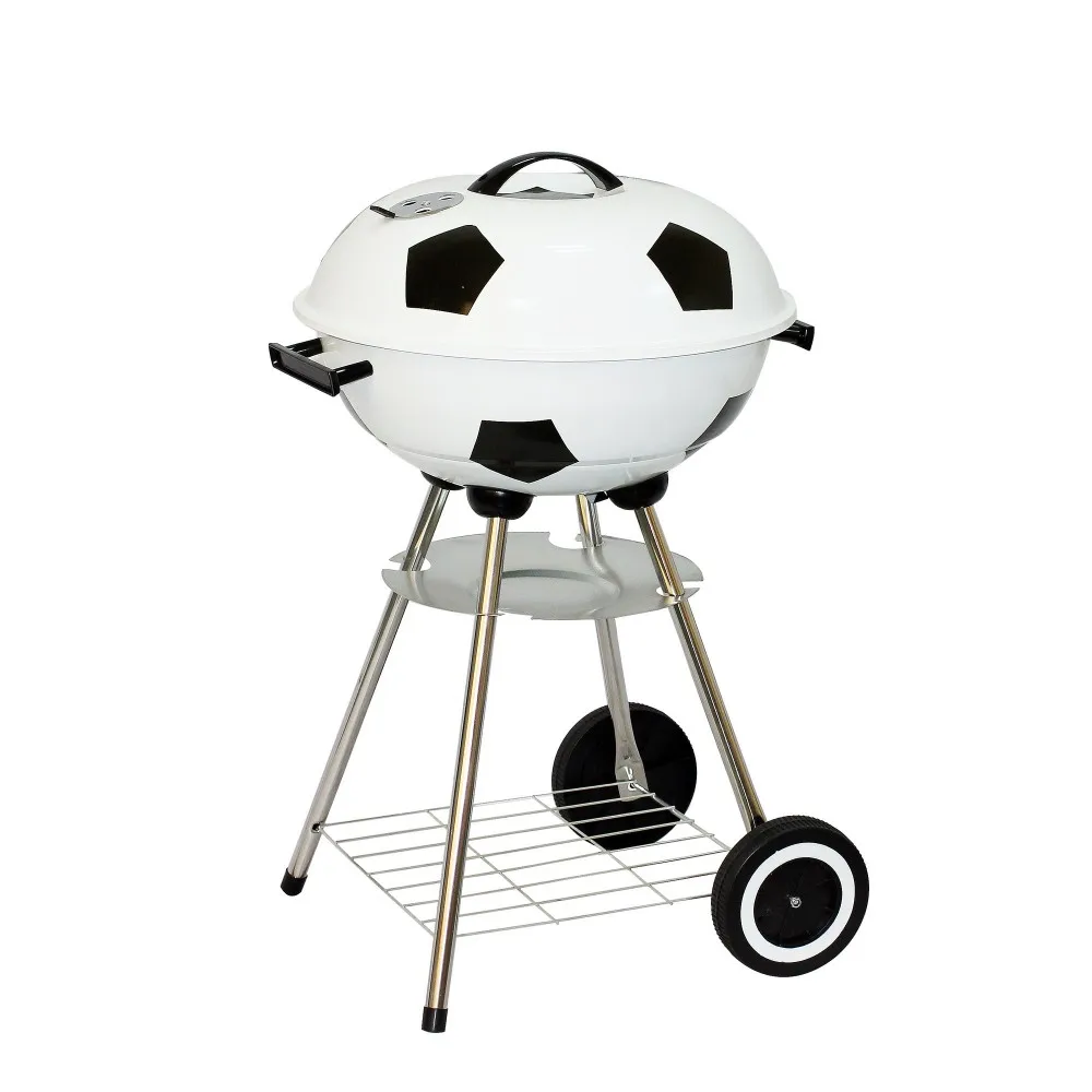 Football Shape Charcoal Kettle Bbq Grill For Outdoor Camping Buy Bbq