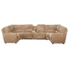 2018 wholesale discount commercial orange leather sectional sofa