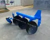 Farm land preparation implement tractor round pipe disc plough for sale