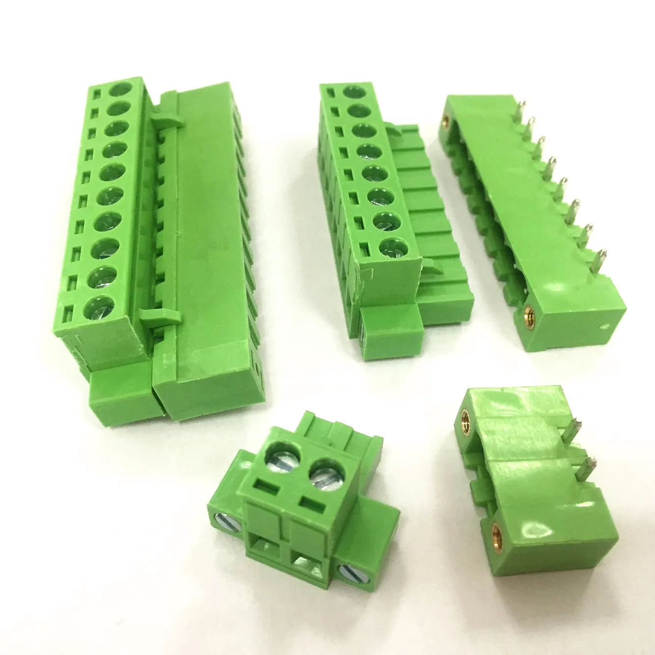 Electric Terminal Block2.54 3.5 3.81 5 5.08 7.5 10 Mm Pitch 2 3 4 5 6 7 ...