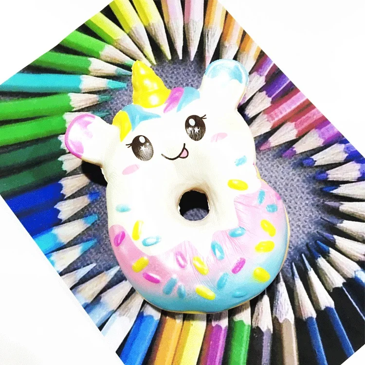 unicorn squishy donut