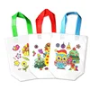 12 Pack DIY Art Graffiti Tote Bag Drawing Toy Kids Eco-friendly Recyclable Non-Woven Drawing Bags