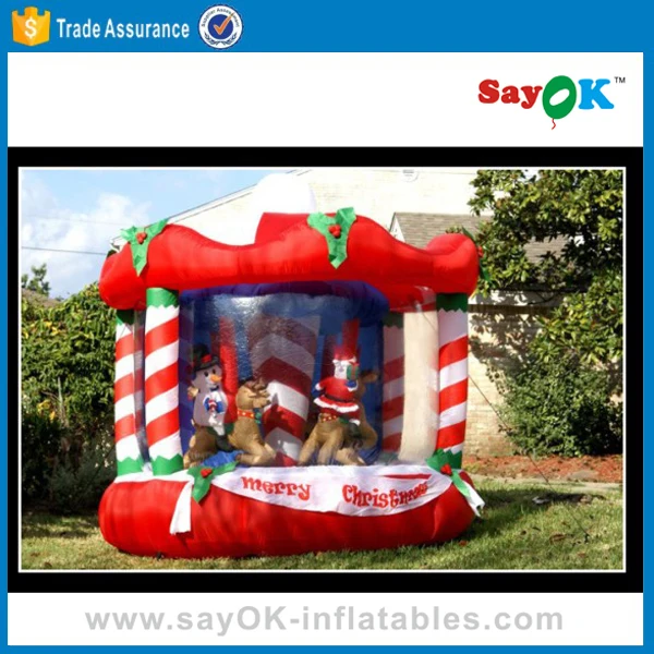 Lovely Inflatable Carousel Snow Globe For Christmas Lovely Inflatable Carousel Snow Globe For Christmas