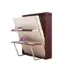 Double size hidden wall bed MFC folding wall bed